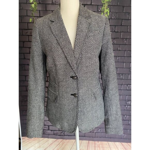 Banana Republic Factory Gray Textured Blazer 4 - Picture 1 of 7